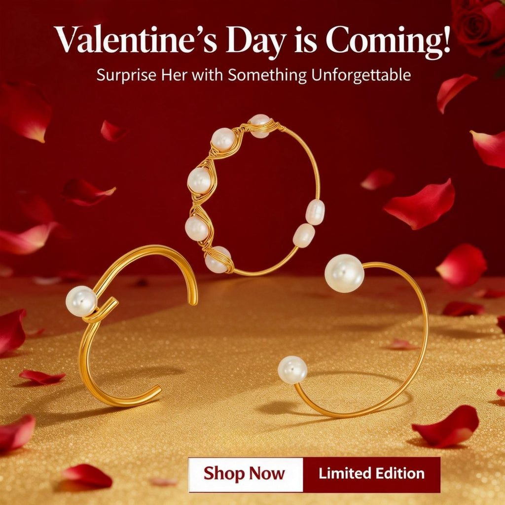 Designer Stainless Steel 18K Gold Plated Freshwater Pearl Bangles Unisex Gift Fashion Jewelry Wholesale Low MOQ